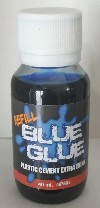 BLUE GLUE - PLASTIC CEMENT EXTA THIN - RONON - 40 ml.
