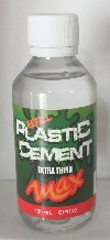 PLASTIC CEMENT - PLASTIC  EXTRA THIN CEMENT - RONIN - 120 ml.   - REFILL - 