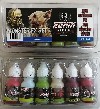 MONSTER FX SET 1 - RONIN: EQUIPO DE 6 COLORES   DE  PINTURA  ACRILICA DE 10ml.