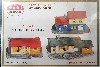 THREE SUBURBAN HOUSES.  N-SCALE