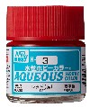 H-3 RED - ROJO - AQUEOUS HOBBY COLOR - NUEVA FORMULA. ALTA CONCENTRACION - 