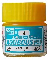 H-4  YELLOW - AMARILLO - AQUEOUS HOBBY COLOR - NUEVA FORMULA. ALTA CONCENTRACION - 