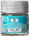 H-8 SILVER - PLATA - AQUEOUS HOBBY COLOR - NUEVA FORMULA. ALTA CONCENTRACION -