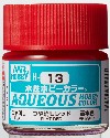 H-13  FLAT RED - ROJO MATE - AQUEOUS HOBBY COLOR - NUEVA FORMULA. ALTA CONCENTRACION - 