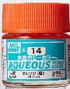 H-14  ORANGE - NARANJA - AQUEOUS HOBBY COLOR - NUEVA FORMULA. ALTA CONCENTRACION - 