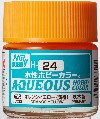 H-24  ORANGE YELLOW  - NARANJA AMARILLENTO - AQUEOUS HOBBY COLOR - NUEVA FORMULA. ALTA CONCENTRACION - 