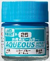 H-25  SKY BLUE - AZUL CIELO - AQUEOUS HOBBY COLOR - NUEVA FORMULA. ALTA CONCENTRACION - 