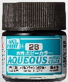 H-28  DARK IRON - ACERO OBSCURO - AQUEOUS HOBBY COLOR - NUEVA FORMULA. ALTA CONCENTRACION - 