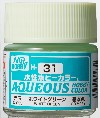 H-31 WHITE GREEN - BLANCO VERDOSO - AQUEOUS HOBBY COLOR - NUEVA FORMULA. ALTA CONCENTRACION - 