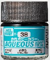 H-38  STEEL RED - ACERO ROJIZO - AQUEOUS HOBBY COLOR - NUEVA FORMULA. ALTA CONCENTRACION - 