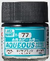 H-77  TIRE BLACK -  NEGRO LLANTA - AQUEOUS HOBBY COLOR - NUEVA FORMULA. ALTA CONCENTRACION.