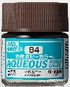 H-84  MAHOGANY-   AQUEOUS HOBBY COLOR - NUEVA FORMULA. ALTA CONCENTRACION.  SHIPS 