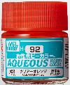 H-92  CLEAR ORANGE -  NARANJA TRANSLUCIDO - AQUEOUS HOBBY COLOR - NUEVA FORMULA. ALTA CONCENTRACION. 