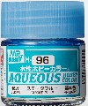 H-96  SMOKE BLUE CLEAR -  AZUL HUMO TRANSLUCIDO - AQUEOUS HOBBY COLOR - NUEVA FORMULA. ALTA CONCENTRACION. 