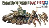 GERMAN KAMPFWAGEN II Ausf. F/G TANK AND FIGURES- HIGH DETAIL MODEL KIT